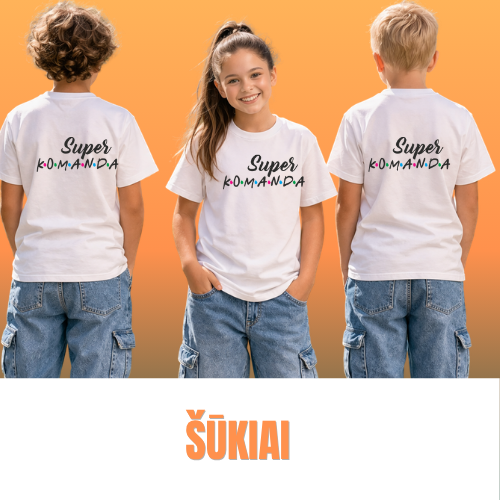 Marškinėliai su šūkiais