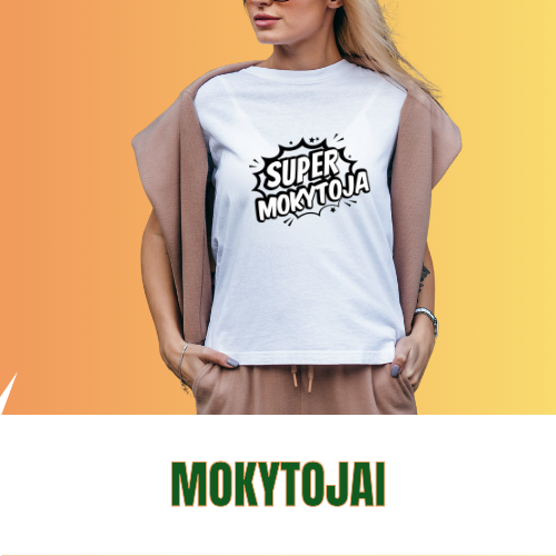 Marškinėliai mokytojai