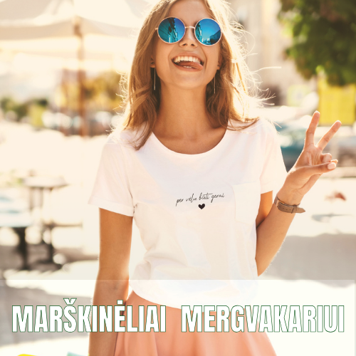 Marškinėliai mergvakariui