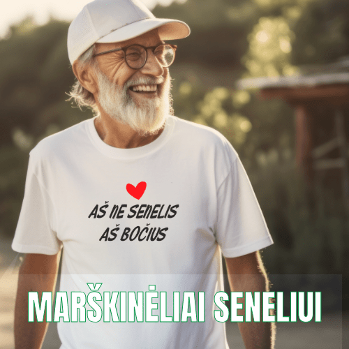Marškinėliai seneliui - Spaudikė