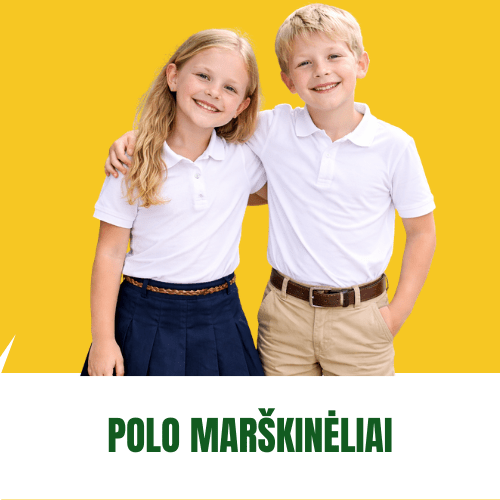 Polo marškinėliai vaikams - Spaudikė