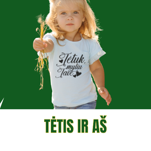 TECI DIENOS MARSKINELIAI VAIKUI