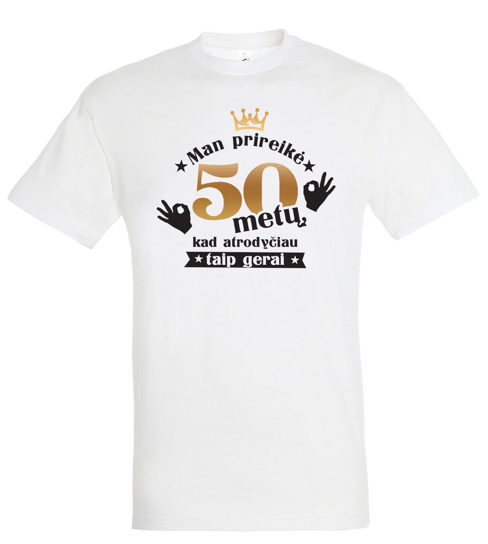 marskineliai su uzrasu 50 metu gimtadieniui