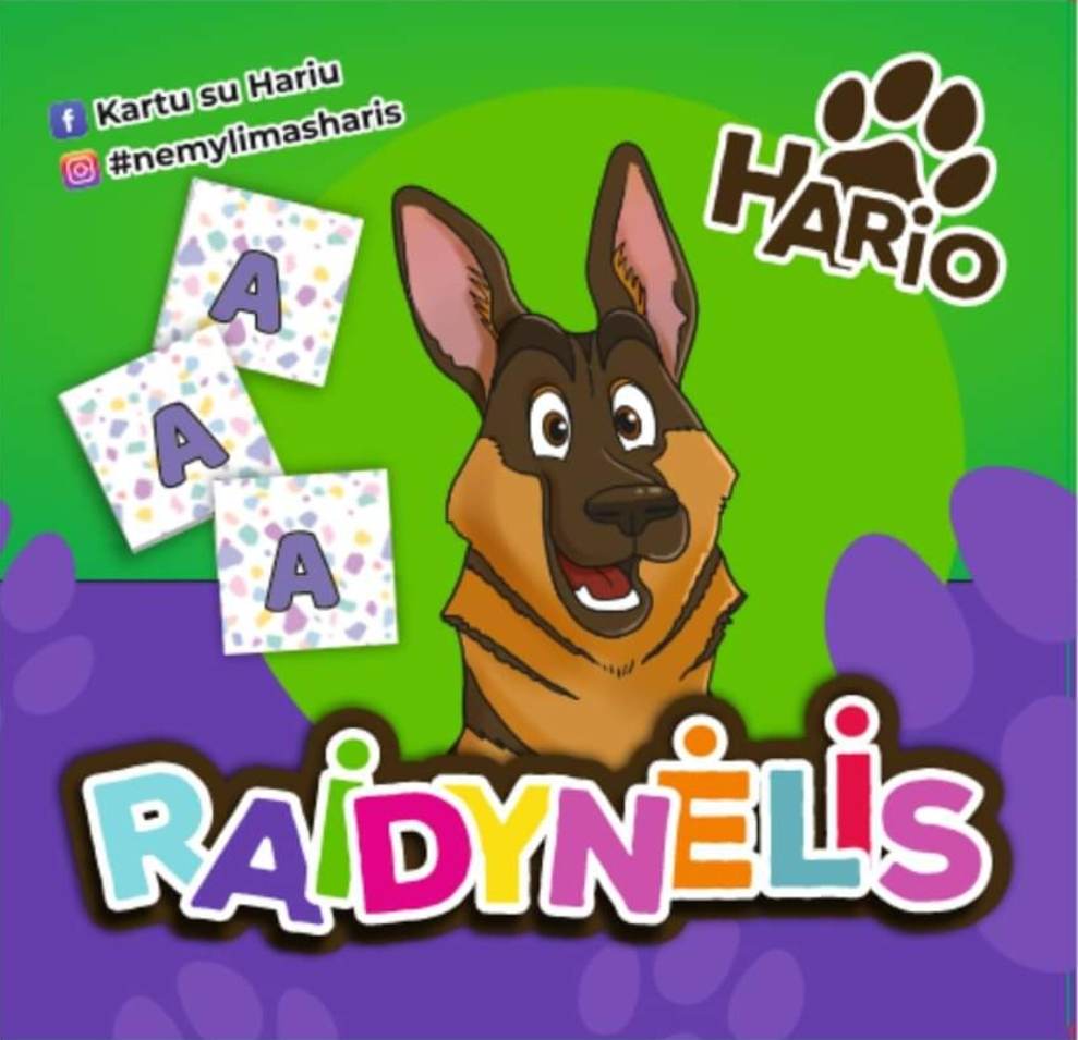 raidynelis zaidimas okintis raides