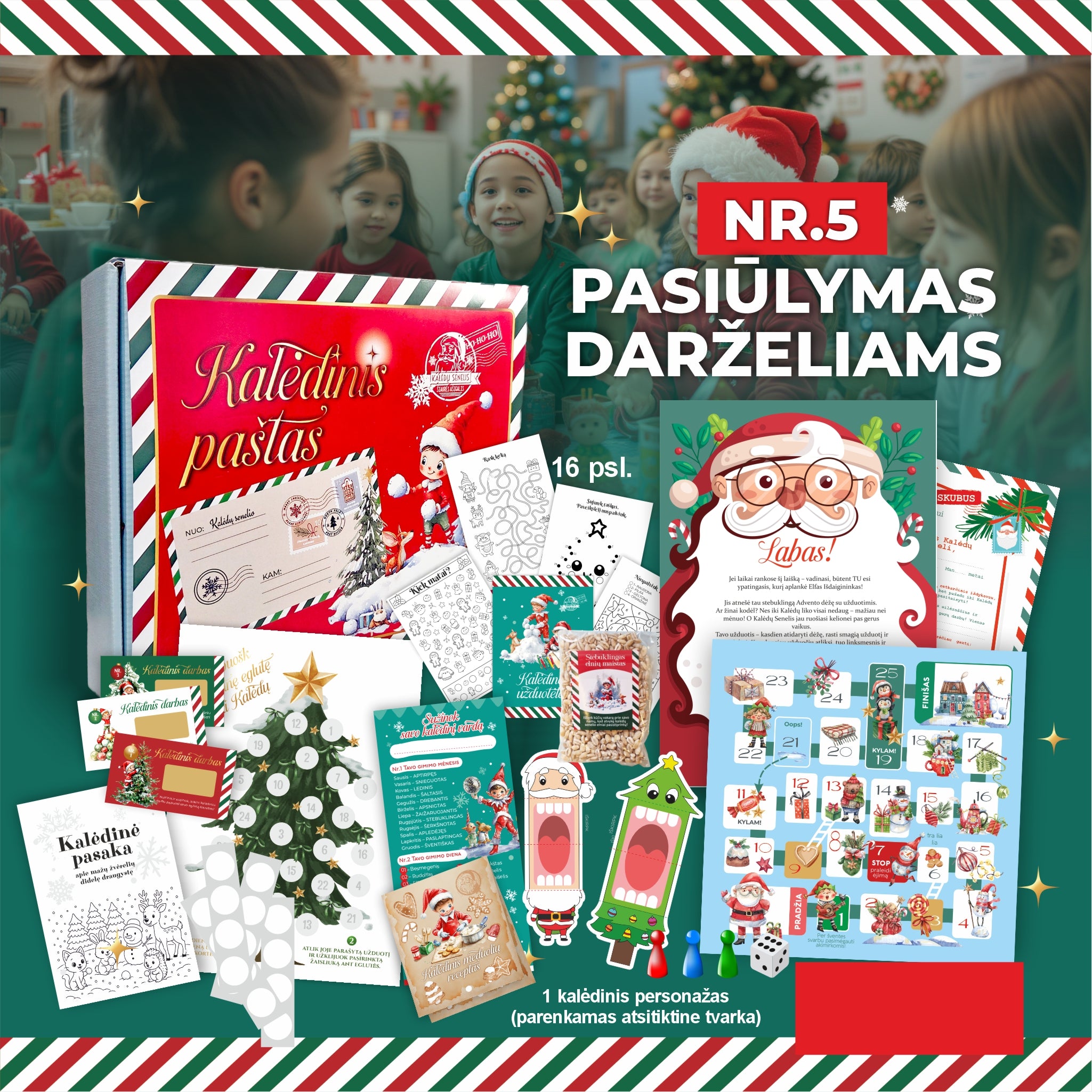 kaledine siunta darzelio vaikams