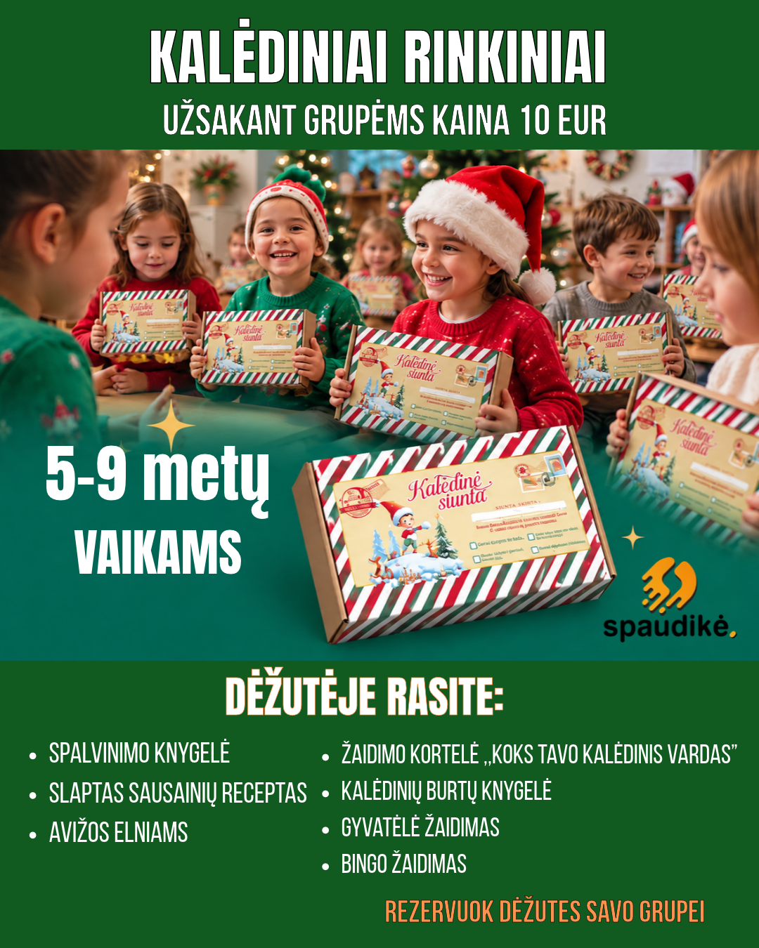 Kalėdinė dovana Nr.3 5-9m vaikams   KAINA 10 eur.