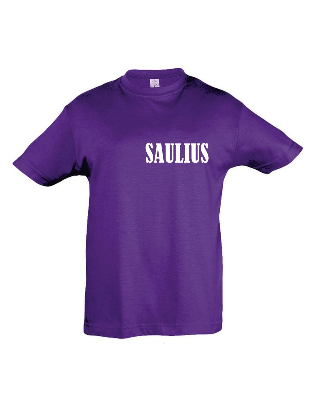 Marškinėliai su vardu violetinė spalva nuo 8,50 EUR