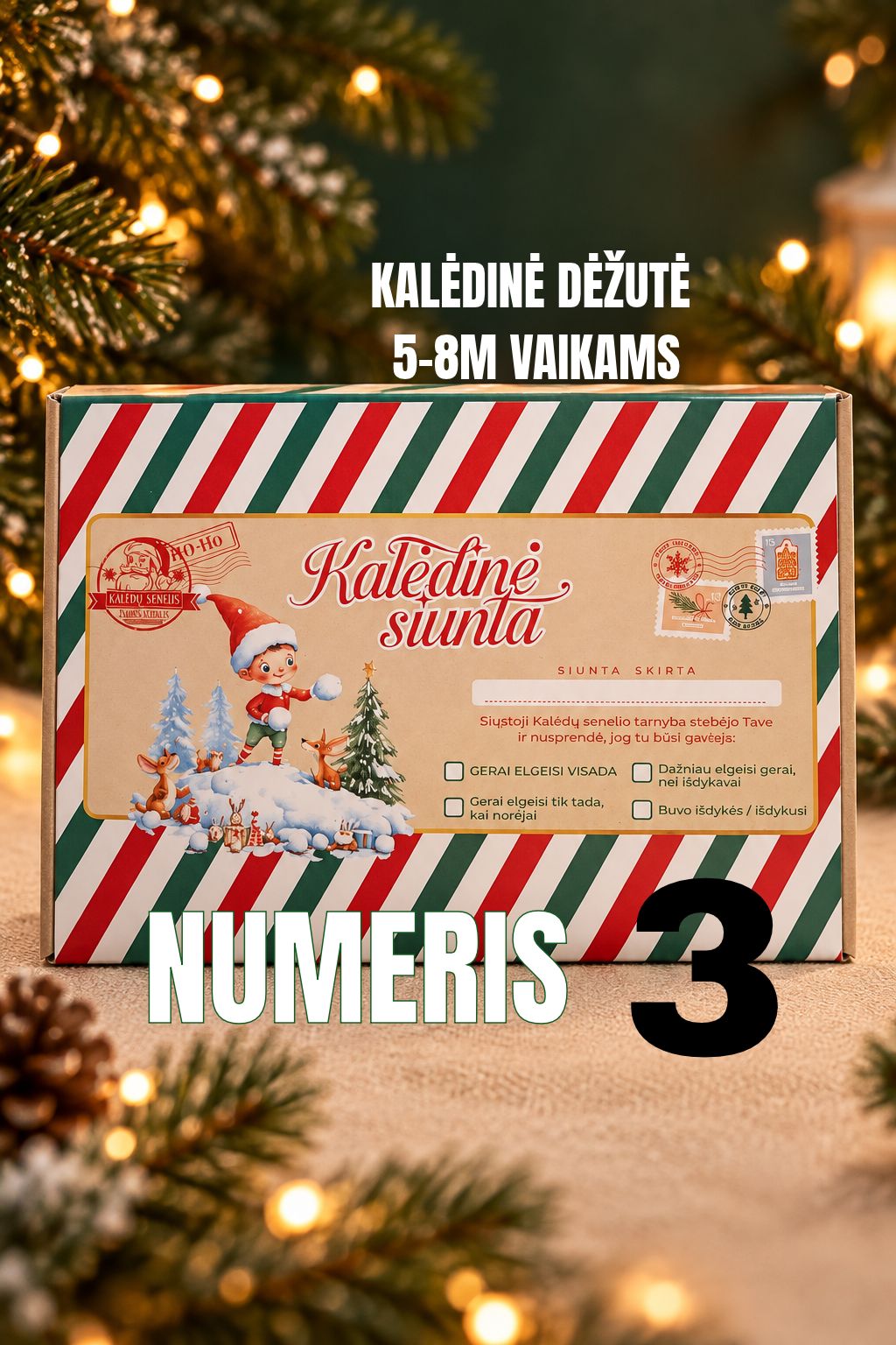 Kalėdinė dovana Nr.3 5-9m vaikams   KAINA 10 eur.