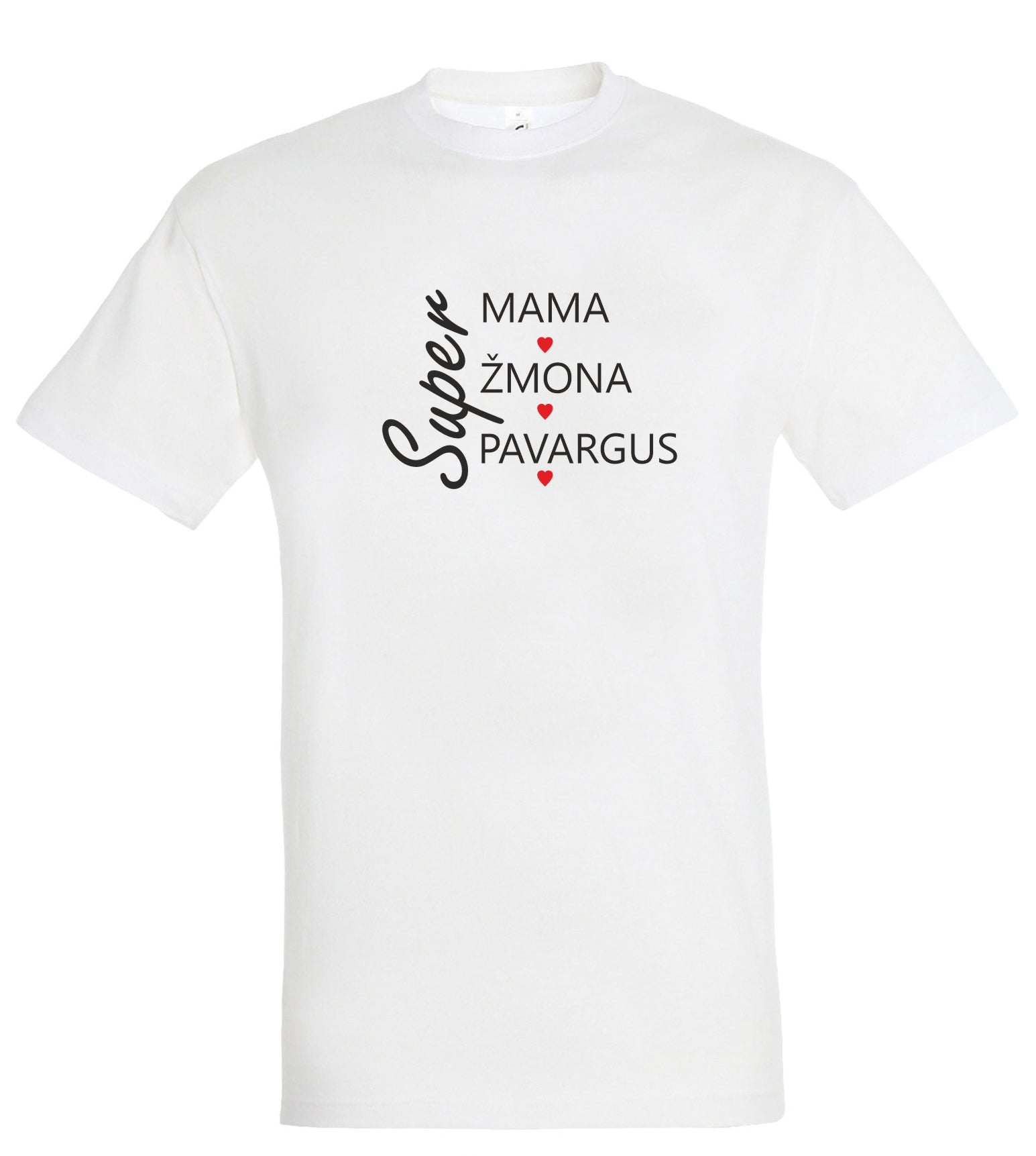 balti marskineliai su uzrasy mamai kuri turi jumoro jausma