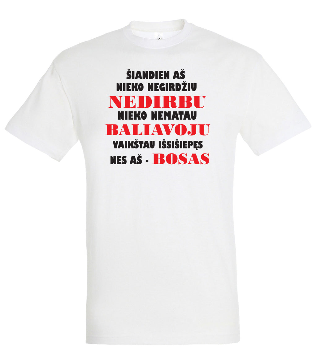 marskineliai su uzrasu boso dienai
