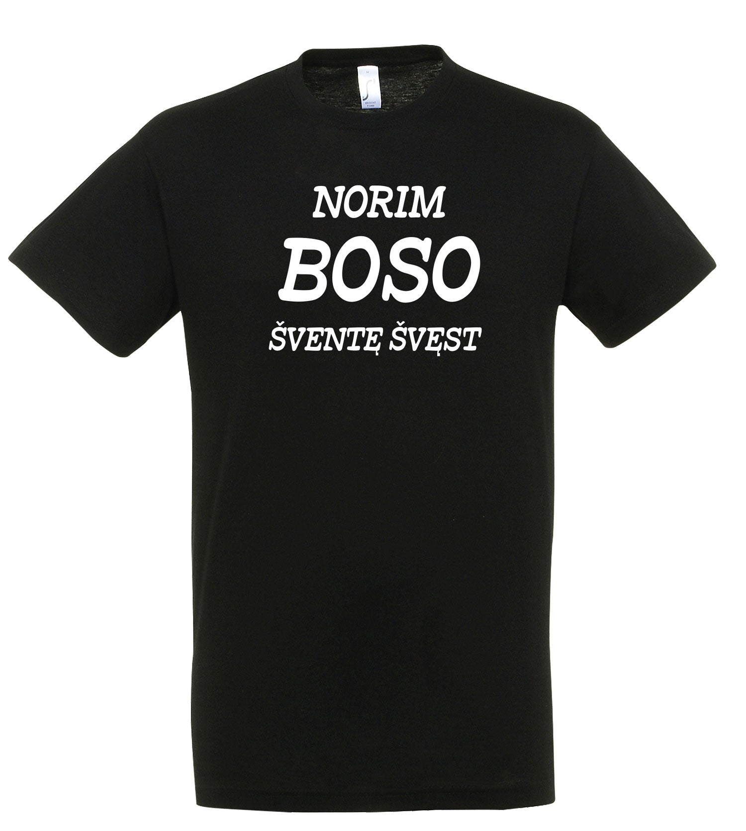 Marškinėliai „Norim boso šventę švęst“