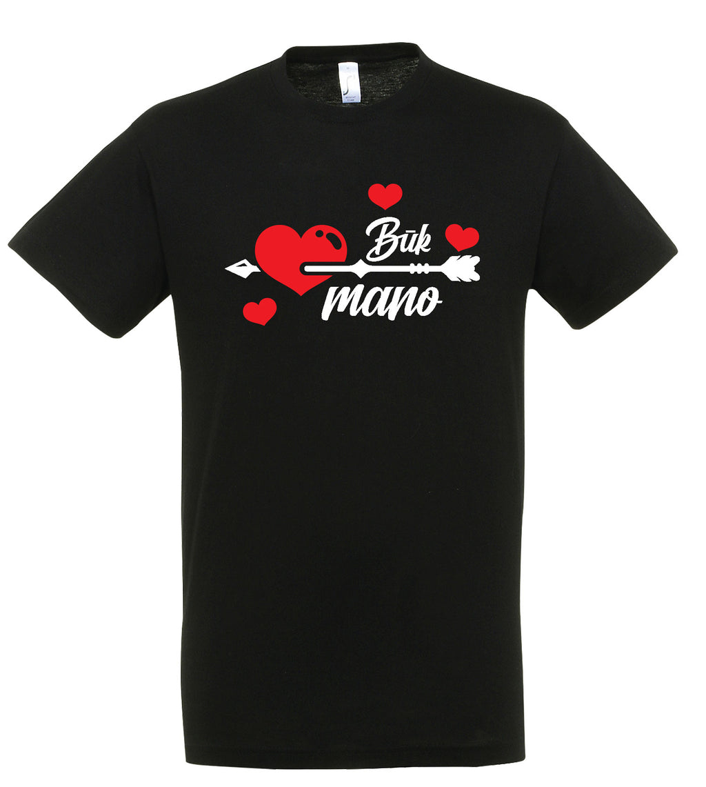 marskineliai su uzrasu buk mano, tinkantys valentino dienai