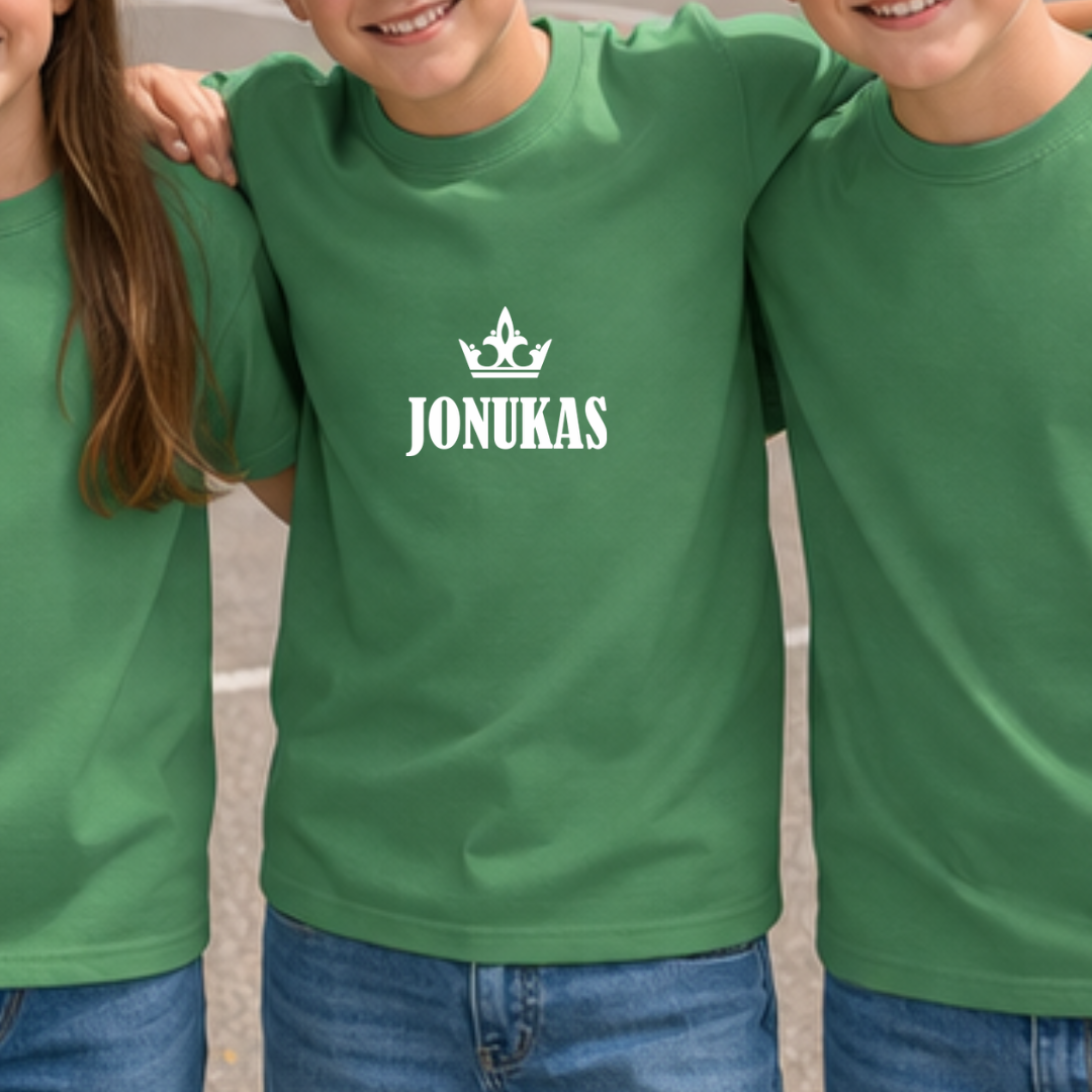 marskineliai su uzrasu jonukas , gimtadienio proga