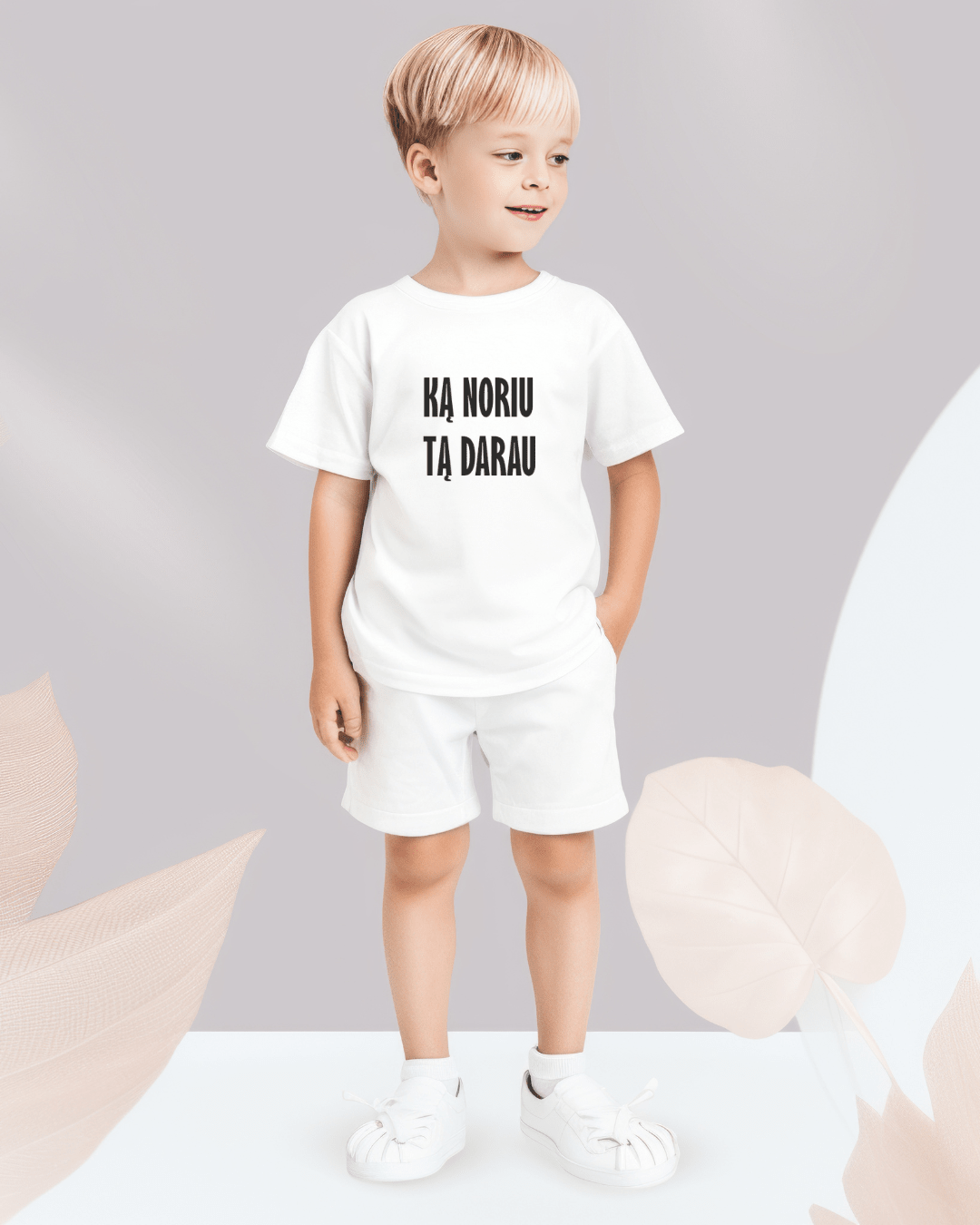 Ką noriu tą darau - personalizuoti marškinėliai berniukui - Spaudikė