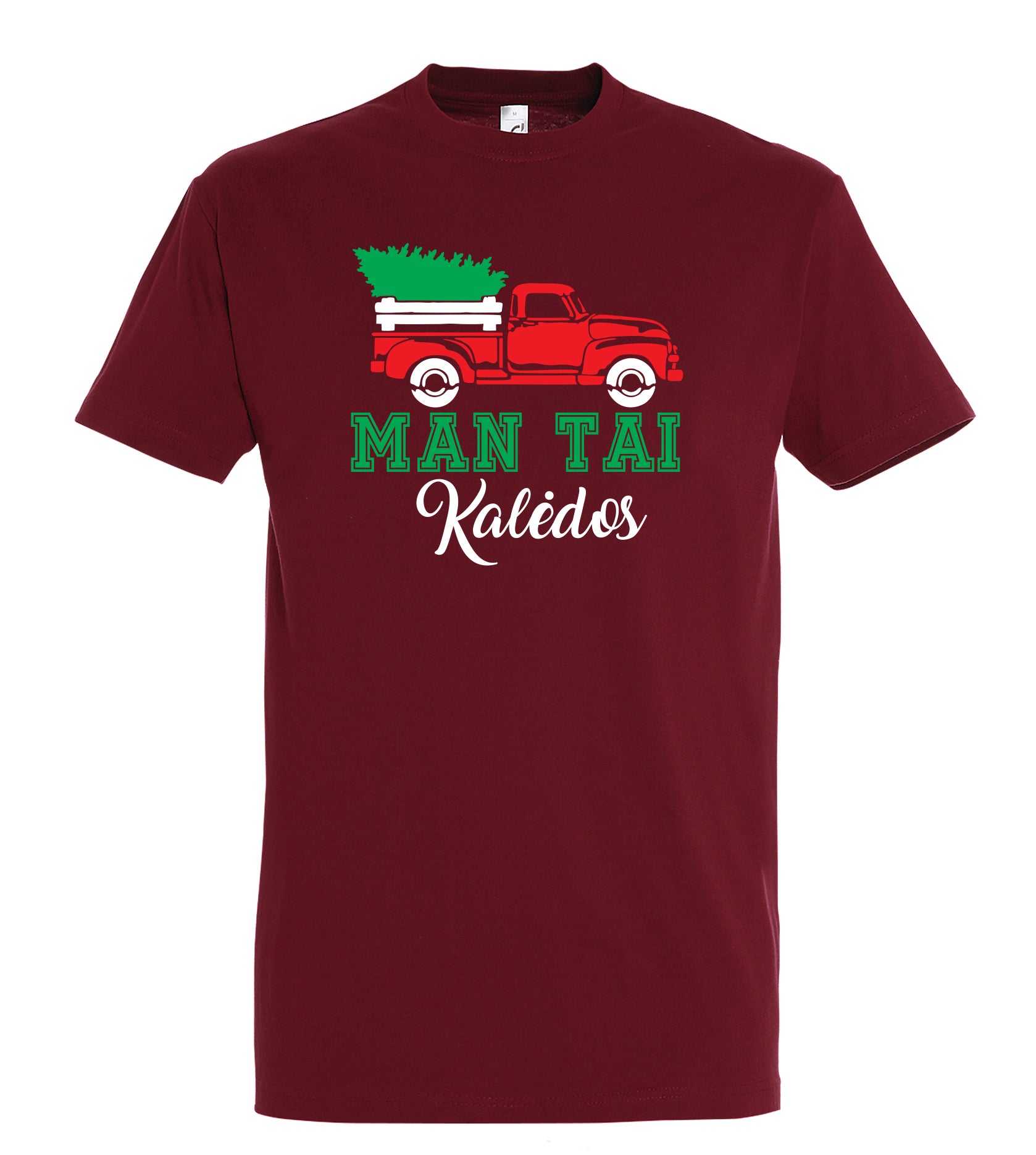 marskineliai su uzrasu kaledoms