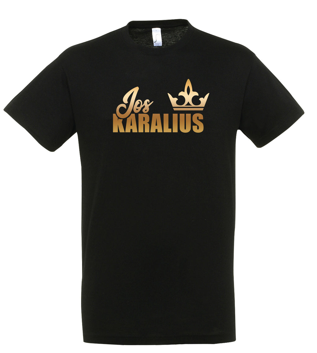 marskineliai su uzrasu jos karalius