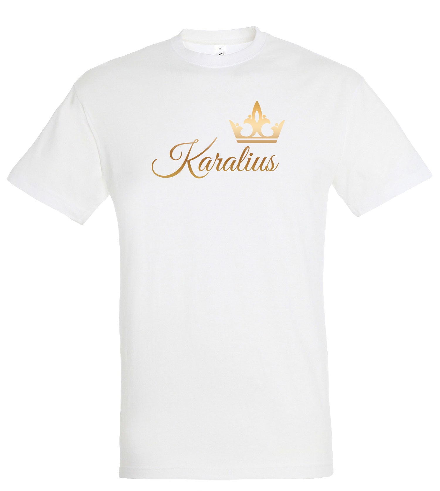 Marškinėliai „Karalius“ su karūna