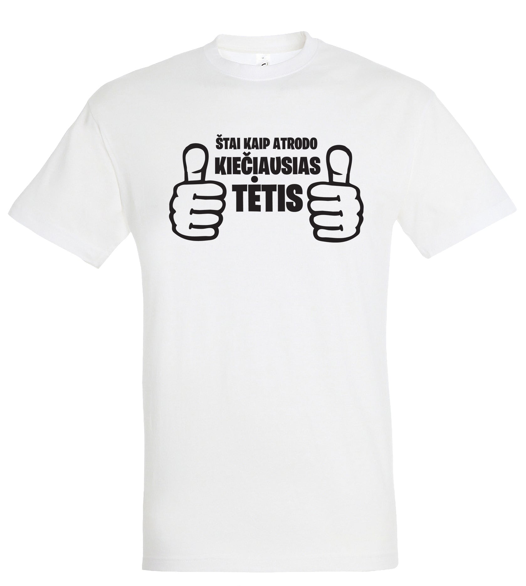 balti marskineliai teciui su uzrasu