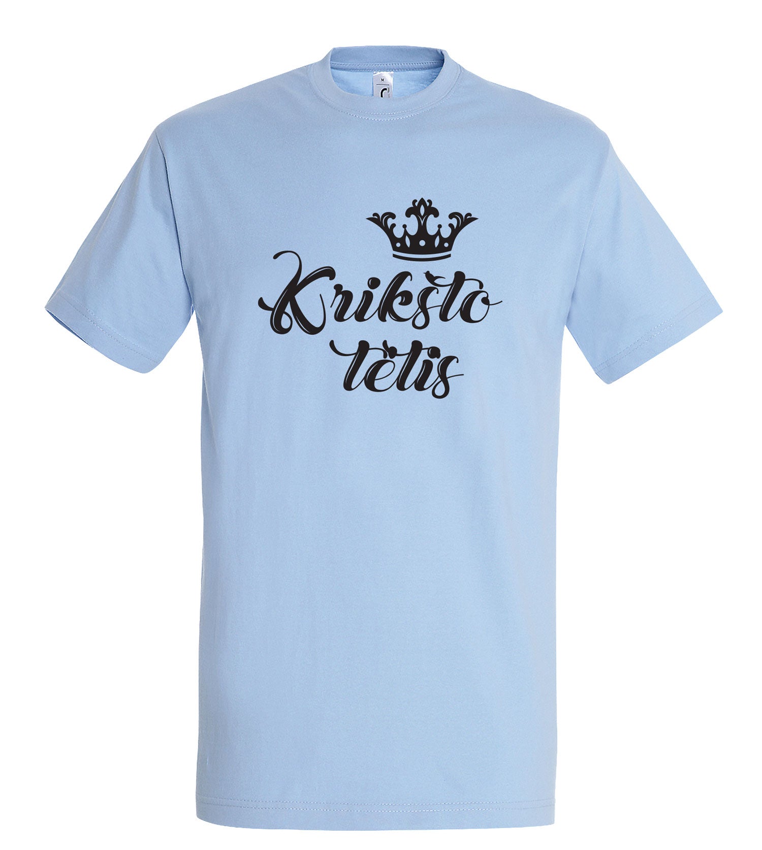 marskineliai su uzrasu kriksto teciui