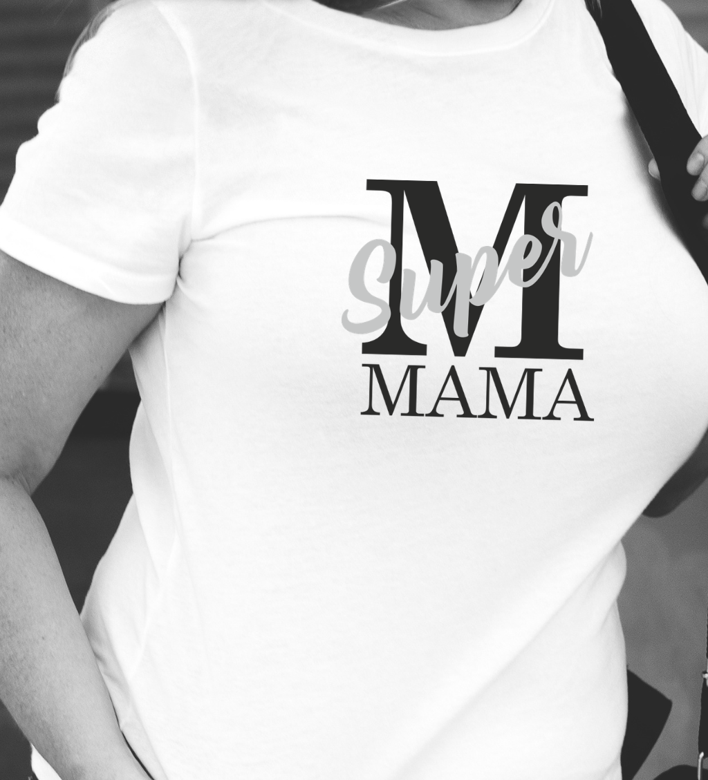 marskineliai su uzrasu super mama