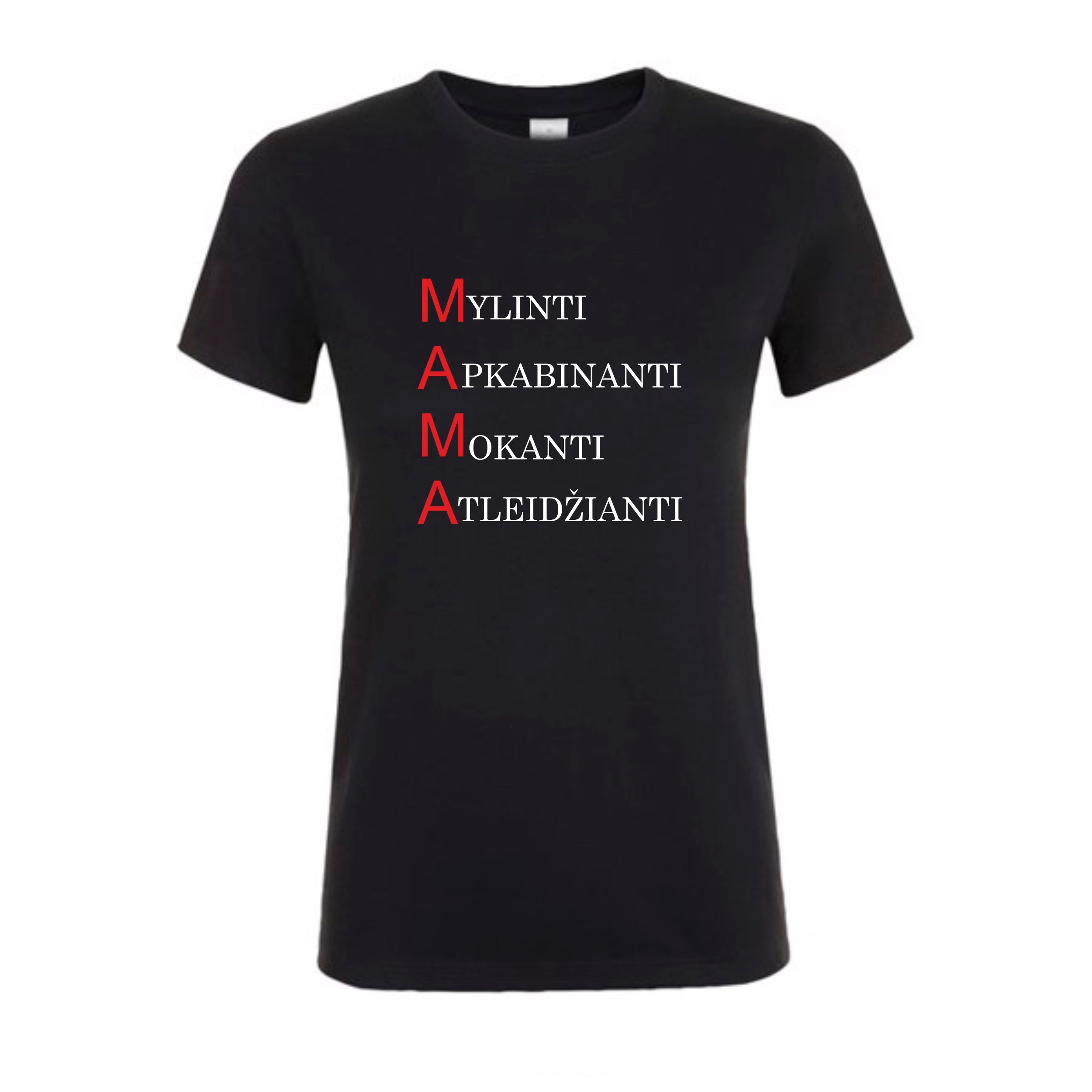 marskineliai su uzrasu mama, mamai mamos dienos proga