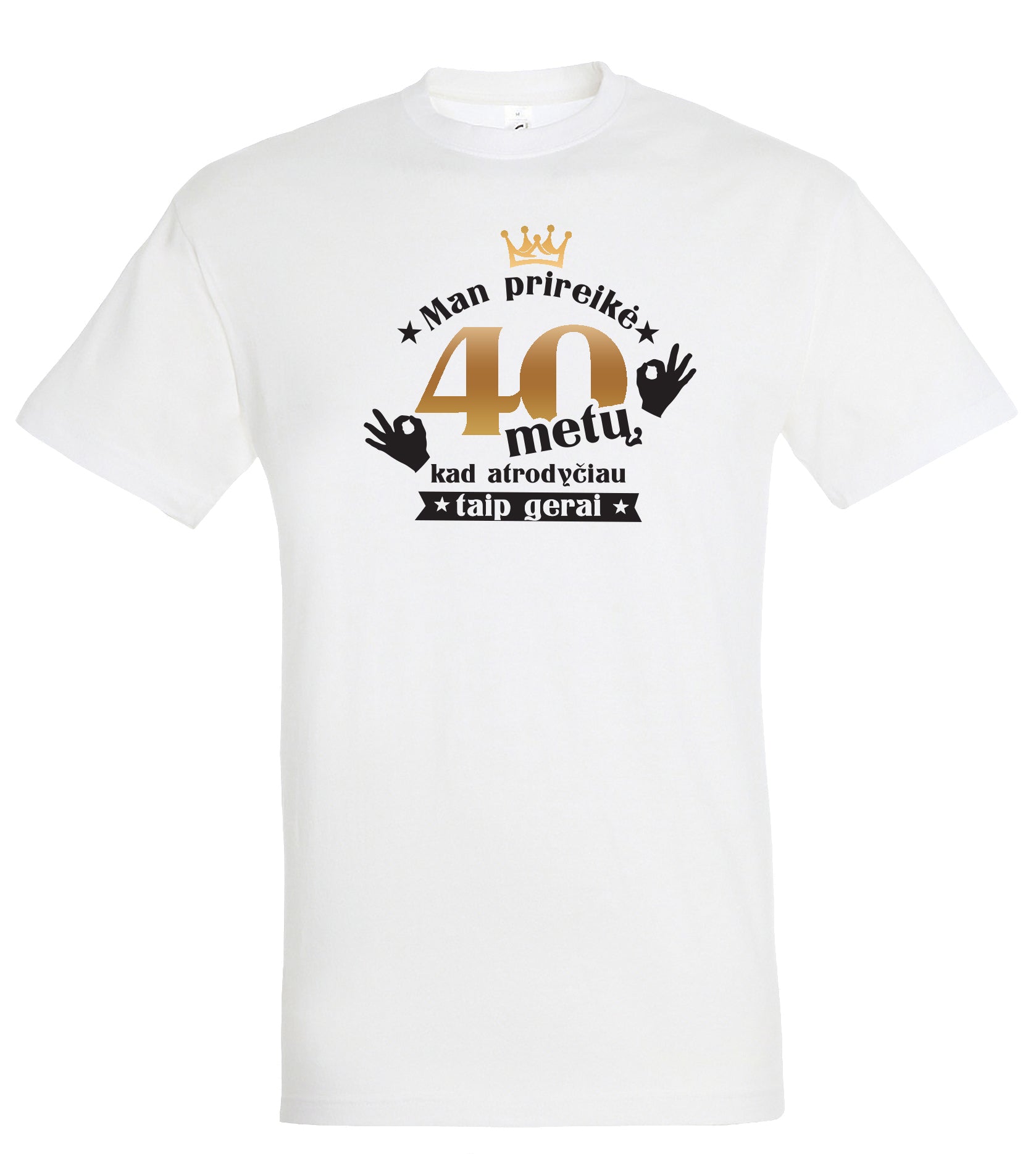 marskineliai su uzrasu vyrski 40 metu proga