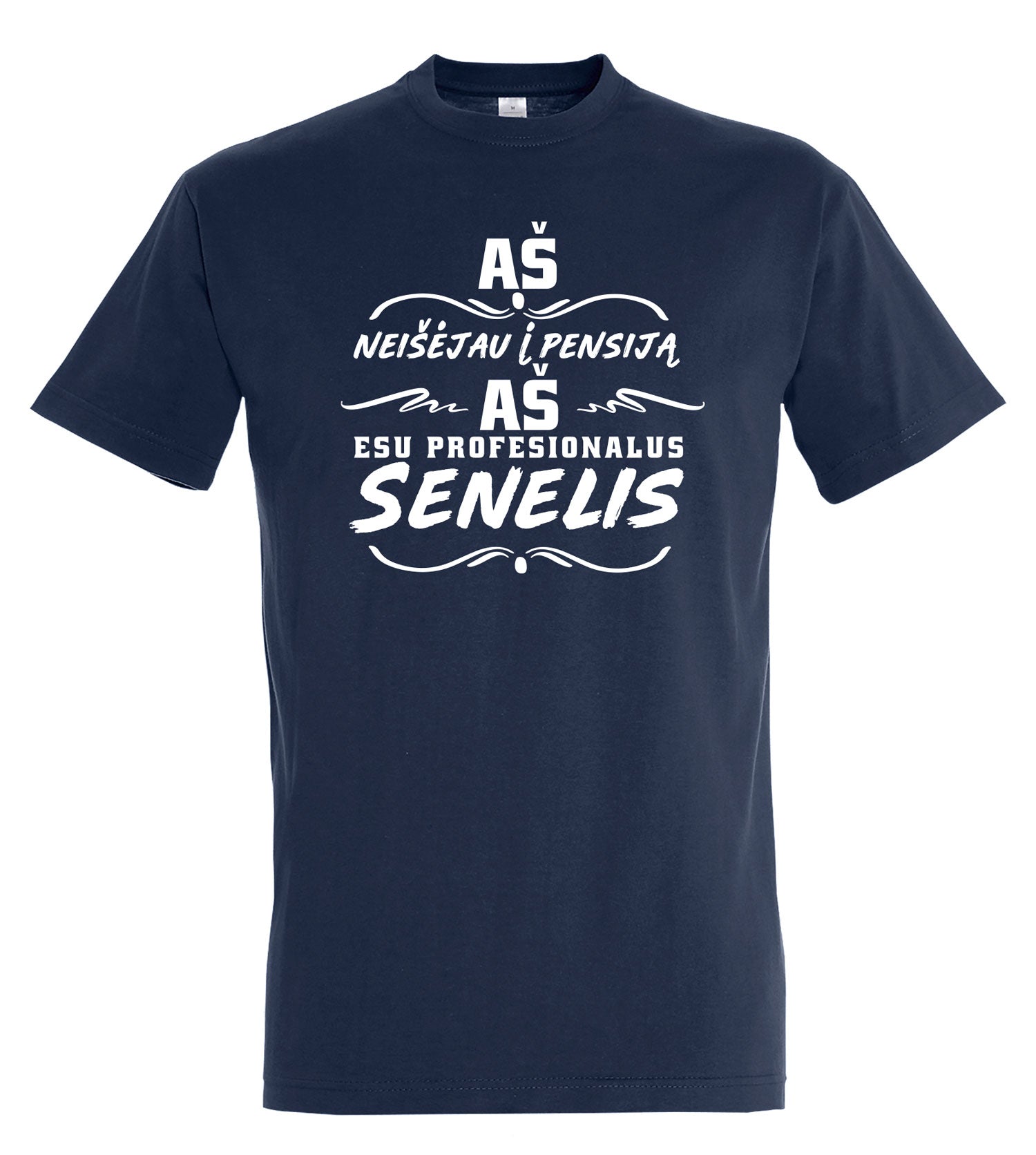 marskineliai su spaua as esu senelis