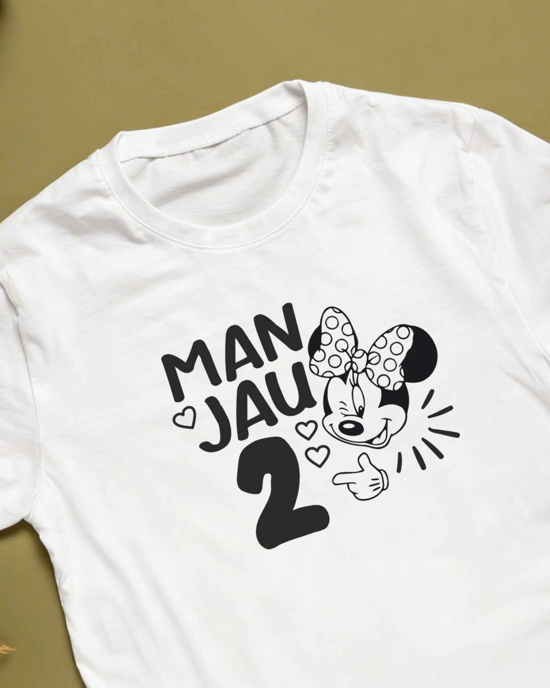 gimtadienio marskineliai man jau 2 mettai mergaitei