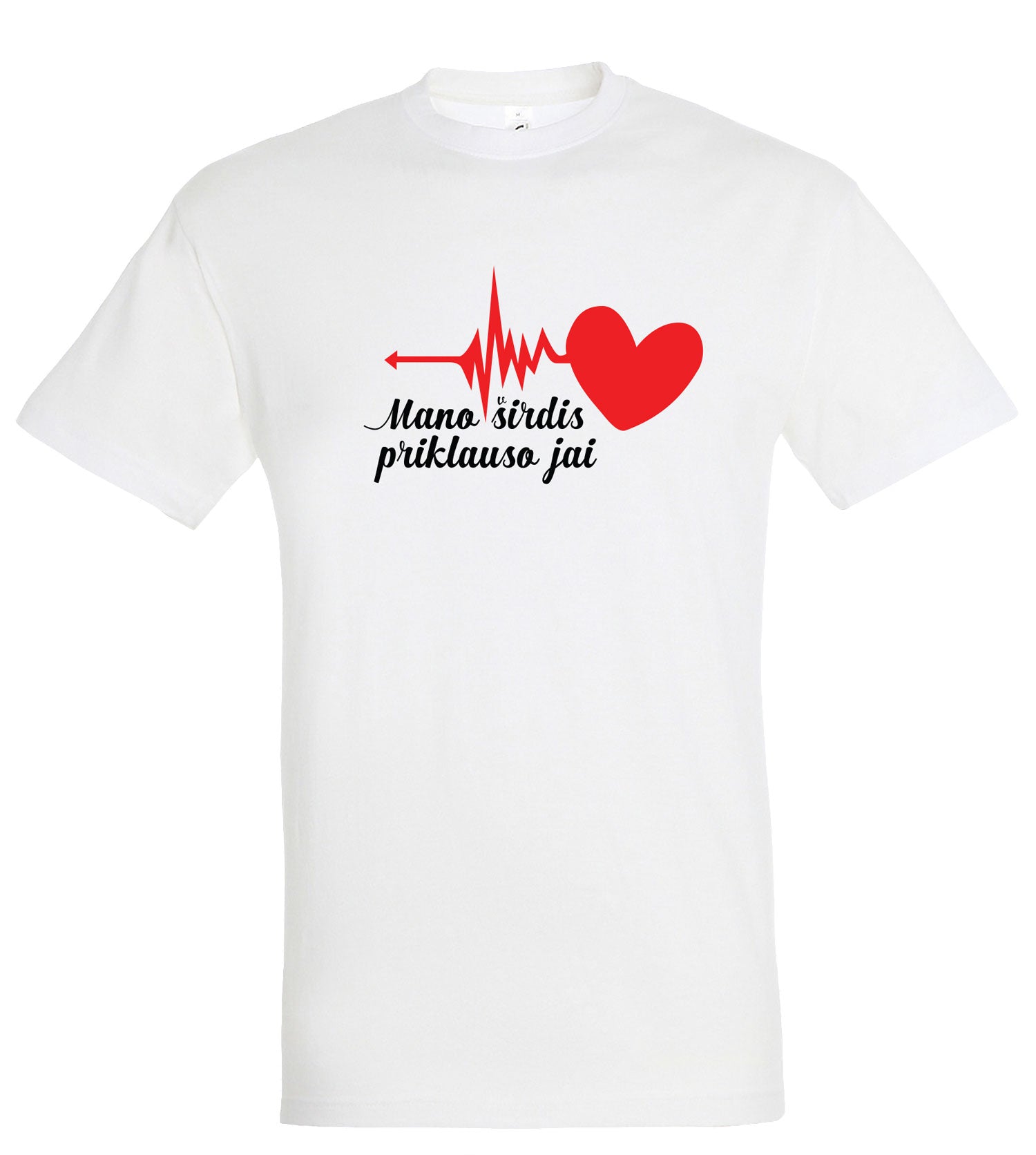 marskineliai su spauda valentinui