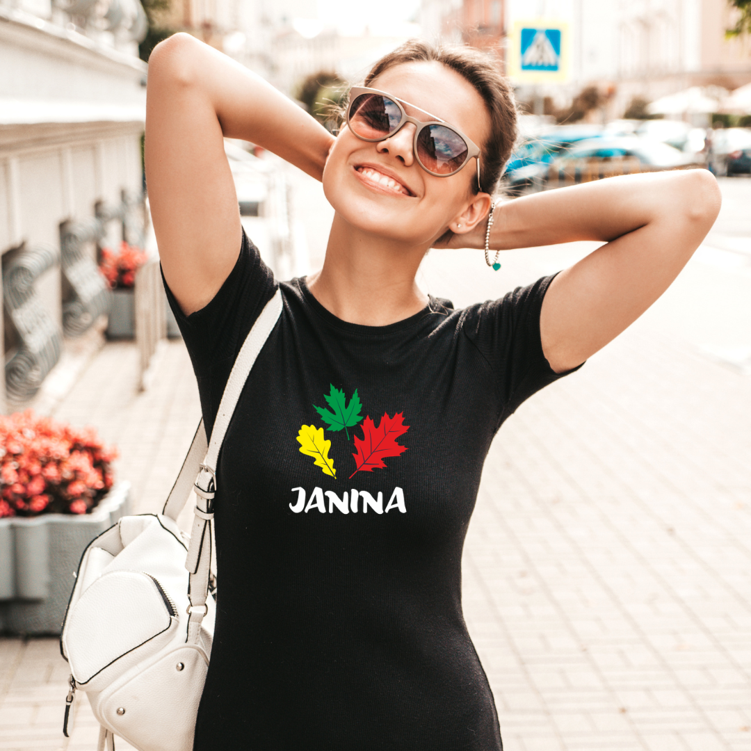 marskineliai su uzrasais joniniu proga