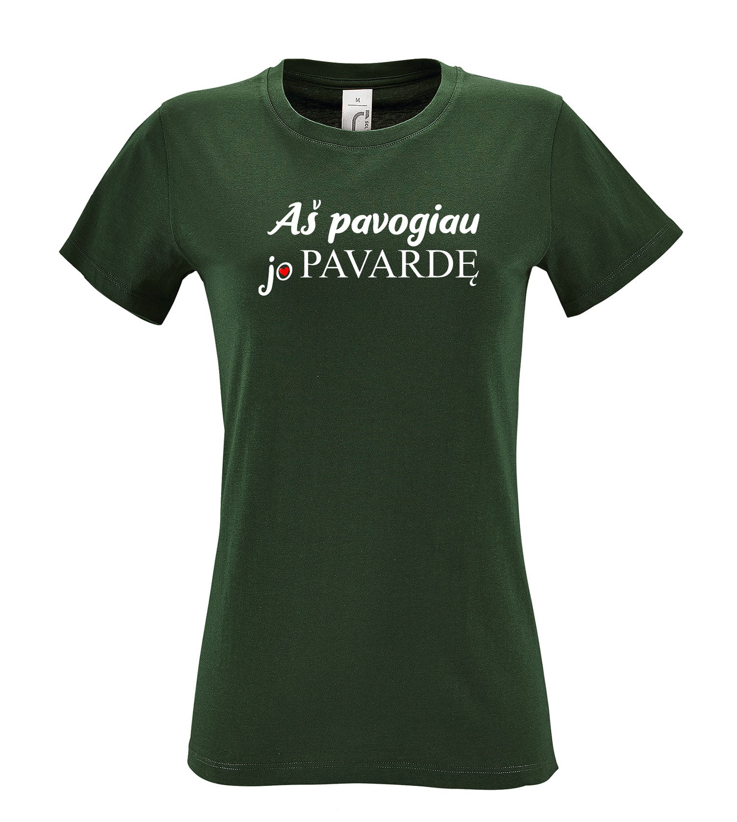 marskinelia su uzrasu as pavogiau jo pavarde