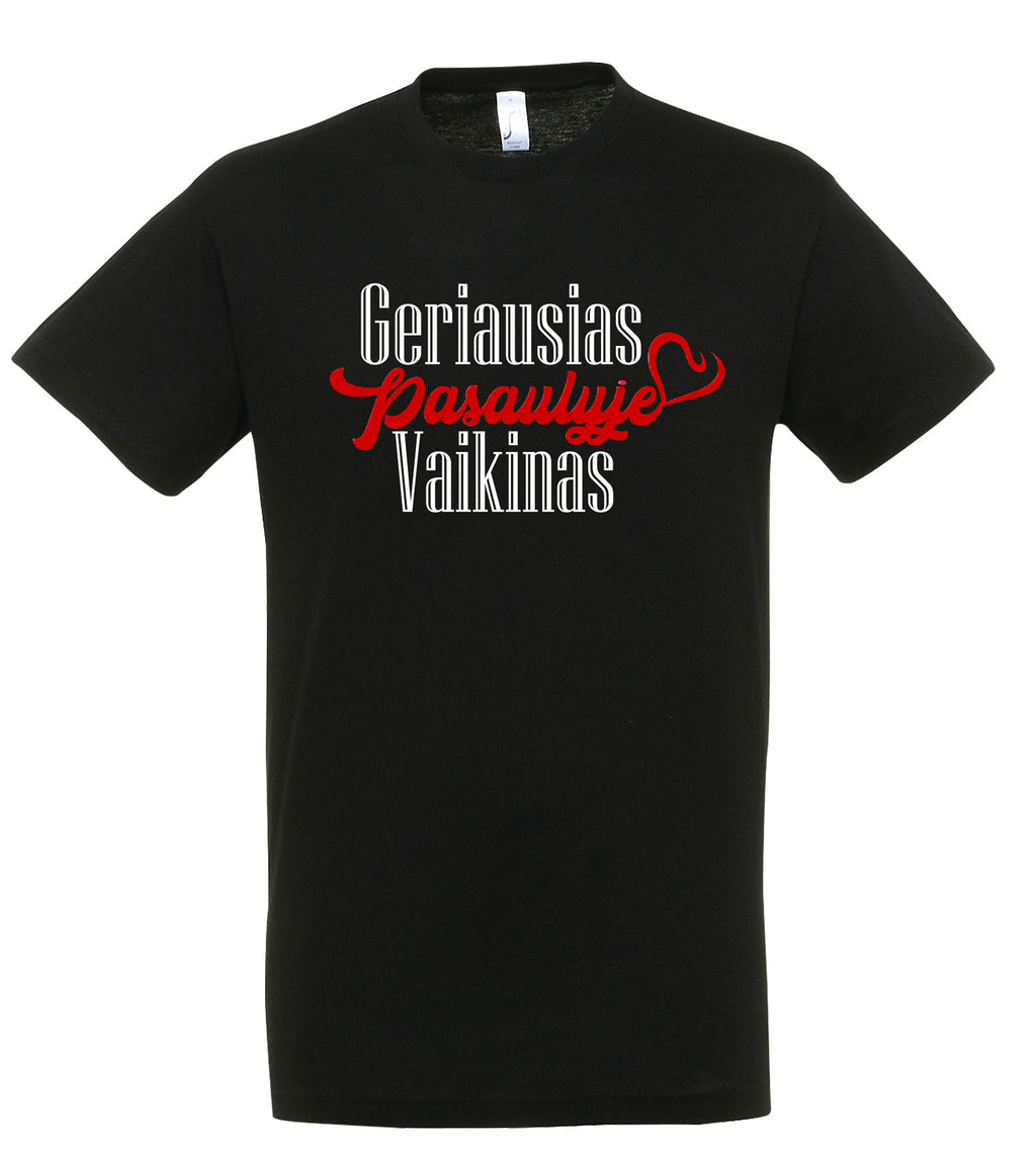 marskineliai su uzrasu geriausia vaikinas pasaulyje