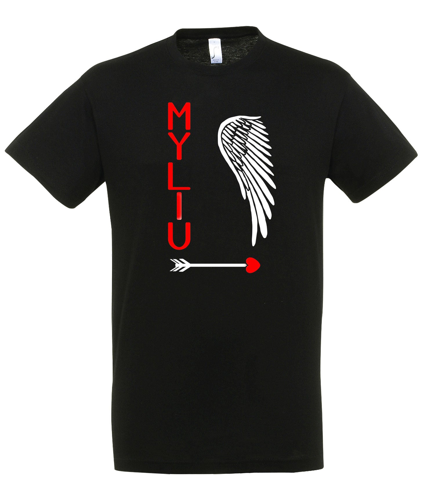 marskineliai su uzrasu mylu tave