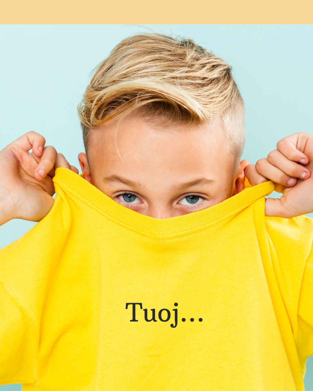 linksmi marskineliai paaugliui su uzrasu TUOJ.