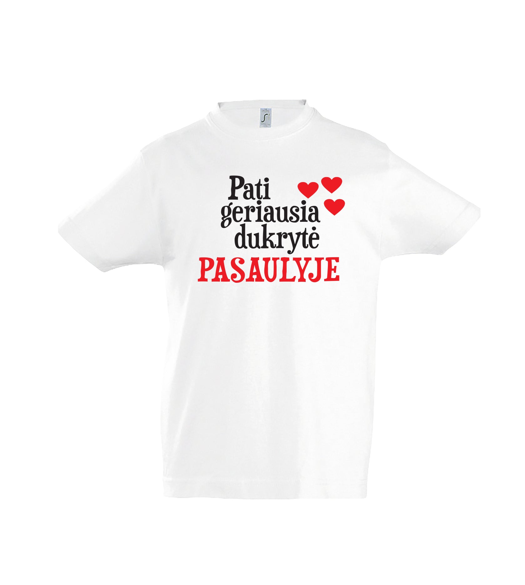 marskineliai su uzrasu pati geriausia dukryte pasaulyje