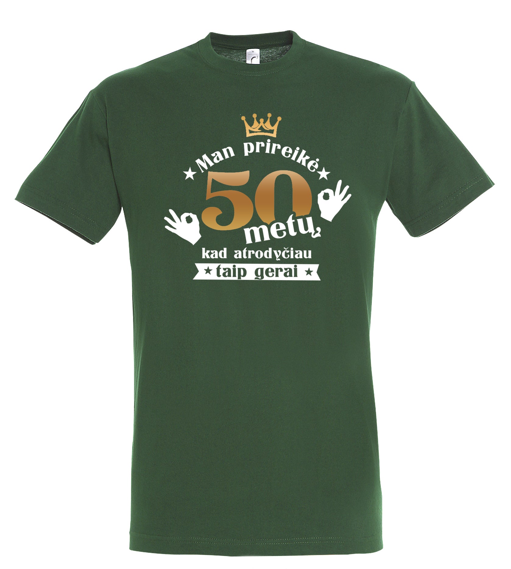 marskineliai su uzrasu 50 metu prooga