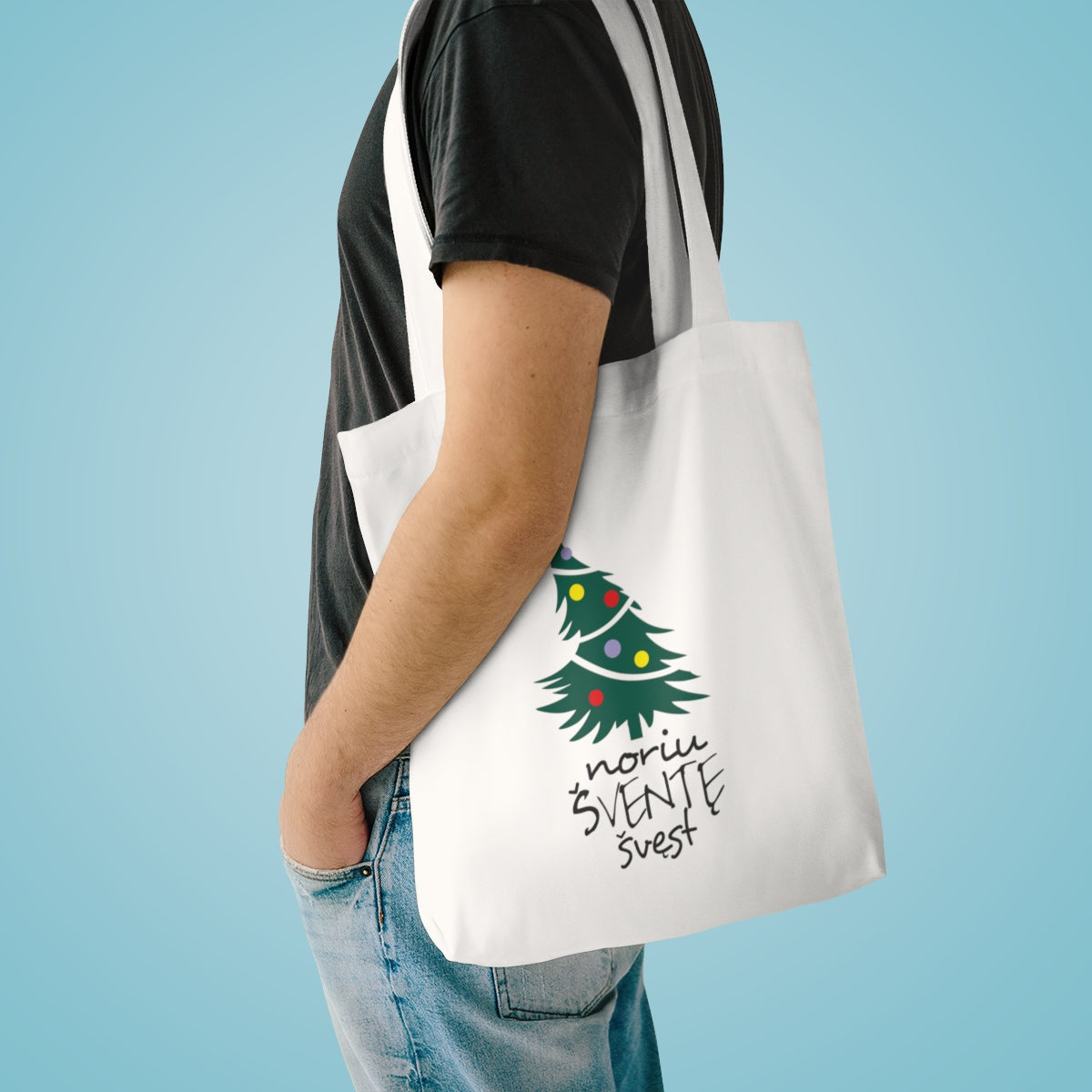 medvilninis kaledinis maiselis su uzrasu