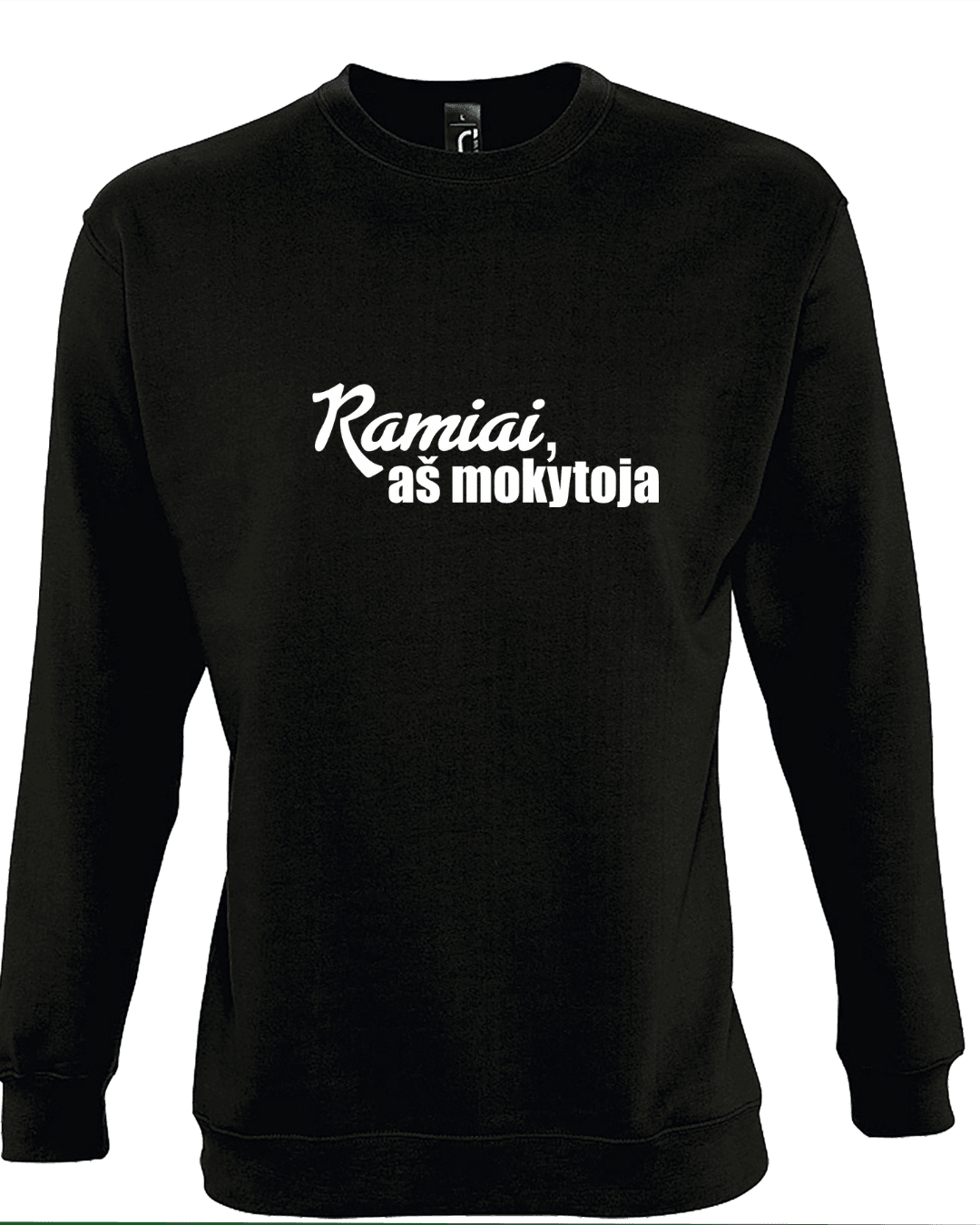 "Ramiai, aš mokytoja" džemperis - Spaudikė