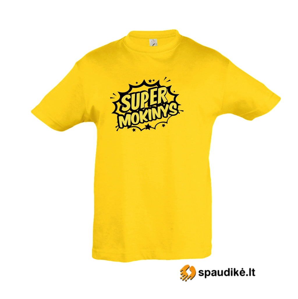 marskineliai su uzrasu super mokinys
