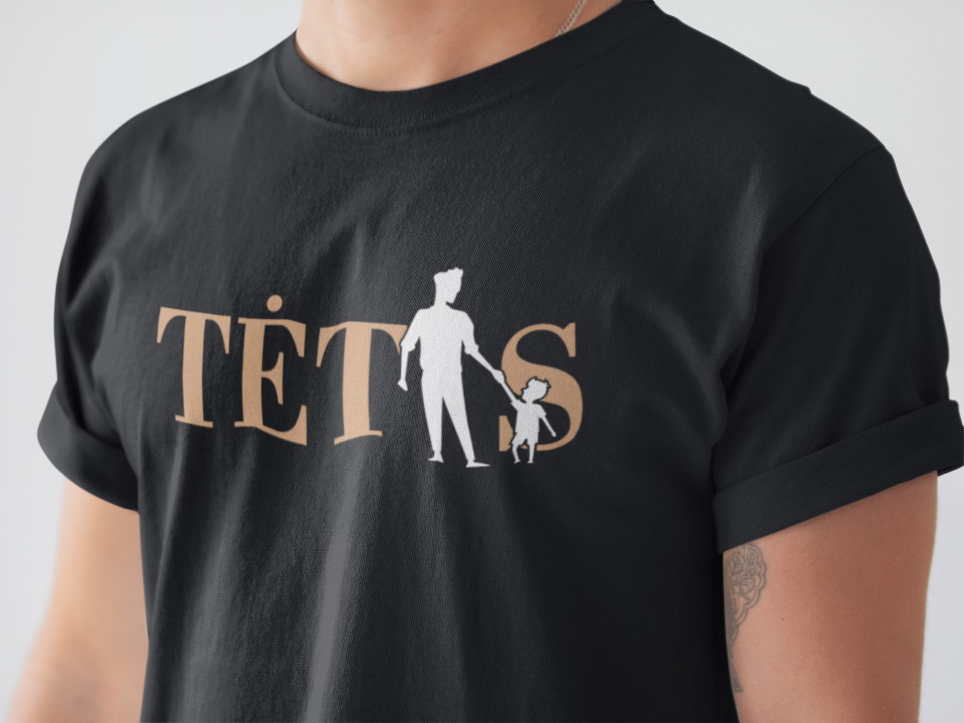 Marskineliai su uzrasu teciui TETIS