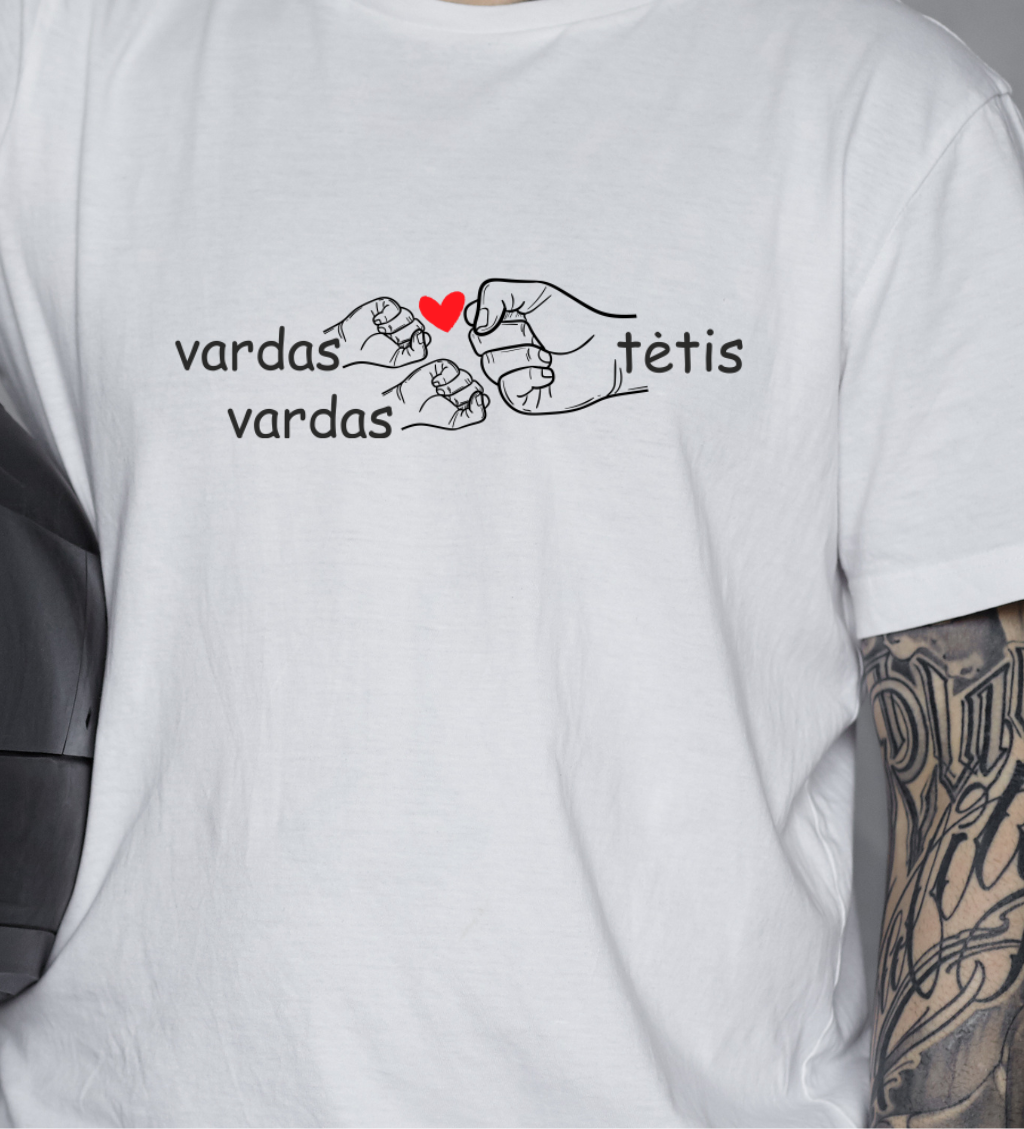 marskineliai tevo dienos proga su kumsciu ir vaiku vardais