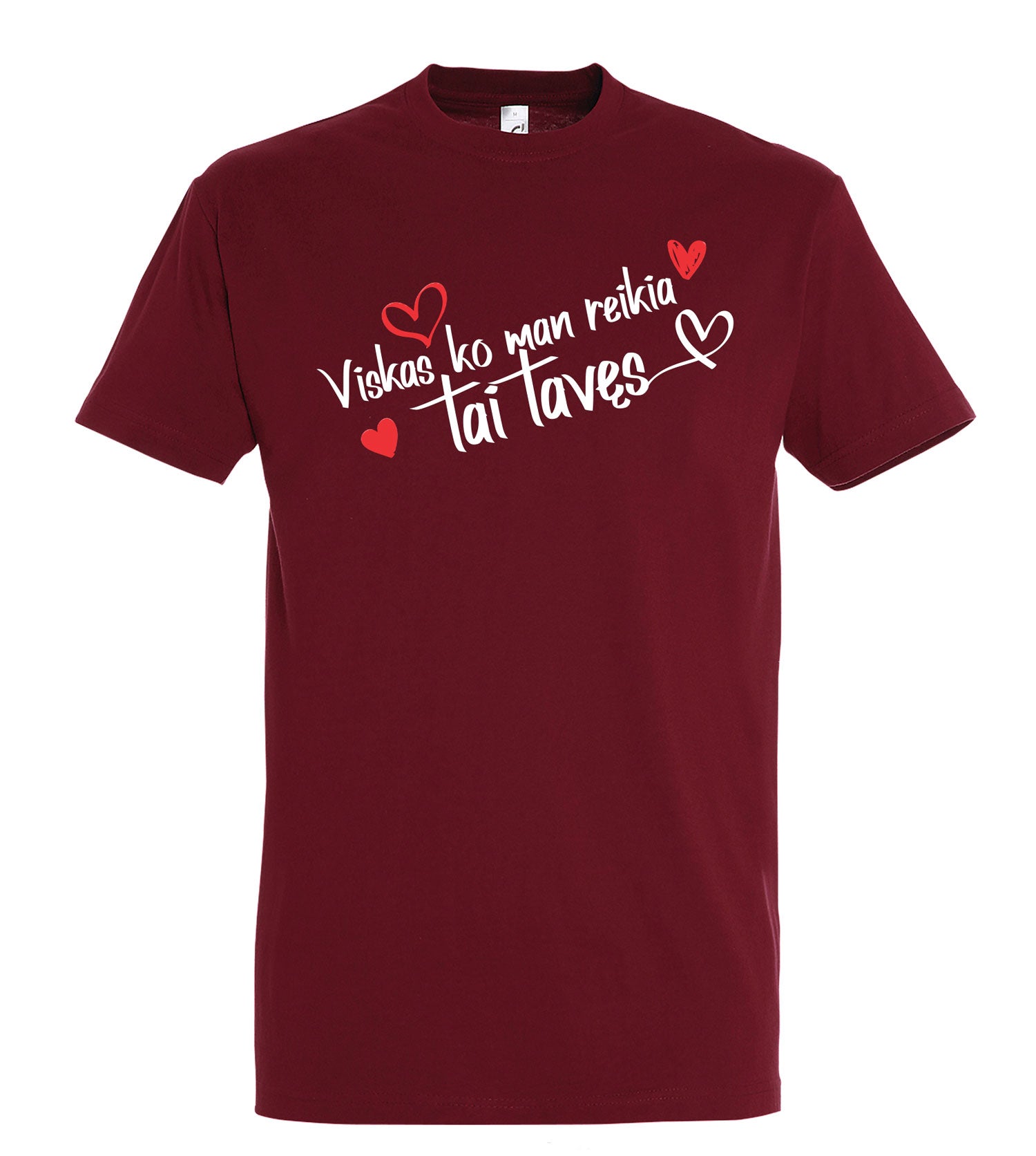 marskineliai su uzrasu porai