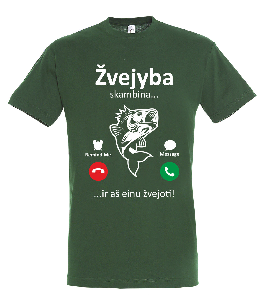 marskineliai su uzrasy vyriski zvejyba skambina